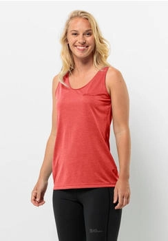 Jack Wolfskin Crosstrail Tank Damen Funktionstop vibrant red