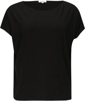 S.Oliver Flie&szlig;endes Jersey-Shirt mit &uuml;berschnittenen Schultern (2154938) schwarz