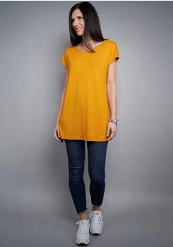 Seidel Longshirt schlichtes Design messing
