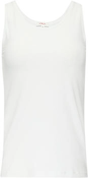 S.Oliver Tanktop aus Baumwollmix weiß 2154929 0100