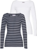 Flashlights Longsleeve "aus Baumwolle, Trendstarke Farben und Streifen, im