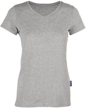 HRM F Luxury V-Neck Tee grau