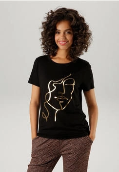 Aniston Casual Shirt gold schwarz