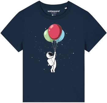 watapparel T-Shirt Unisex Little Balloon Astronaut french navy