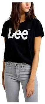 Lee Logo Tee T-Shirt schwarz
