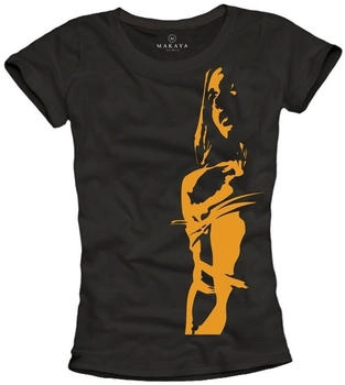 MAKAYA T-Shirt schwarz Saint