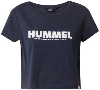 Hummel hmlLEGACY Cropped T-Shirt blau nights