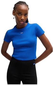 HUGO Cropped T-Shirt Label-Detail