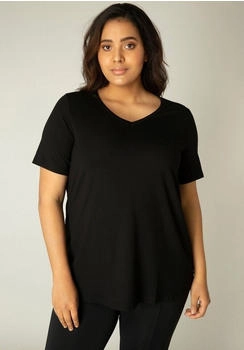 Base Level Base Level Curvy T-Shirt Alba schwarz