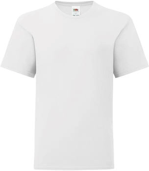 Fruit of the Loom Jungen T-Shirt blanc