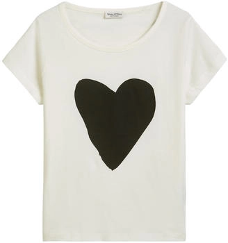 Marc O'Polo Print-T-Shirt Regular white cotton (M03206751431)