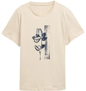 Tom Tailor Basic T-Shirt aus Bio-Baumwolle summer beige (1045534)