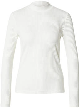 S.Oliver Langarmshirt mit Rippstruktur und Stehkragen (2157894) creme