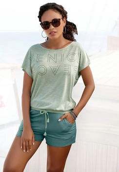 Venice Beach Rundhalsshirt Logoprint