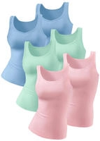 petite fleur Achselhemd 3er-Pack, aus reiner Baumwolle, Tanktop, Unterziehshirt