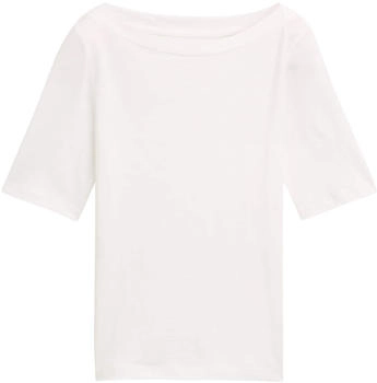 Tom Tailor T-Shirt U-Boot-Ausschnitt (1046965) whisper white