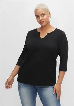 Sheego 4-Arm-Shirt baumwoll-modal