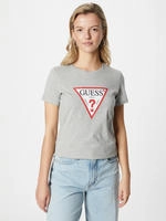 Guess T-Shirt W1YI1 BI3Z14 Grau Slim Fit Female