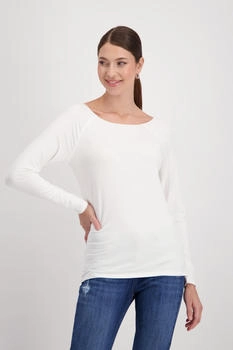 Monari Basic-Shirt off-white