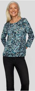 Rabe Stylisches 4-Arm Shirt Kreis-Print 92%Viskose 8%Elastan 98858944-38 grau