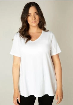 Base Level Base Level Curvy T-Shirt Alba wei&szlig;