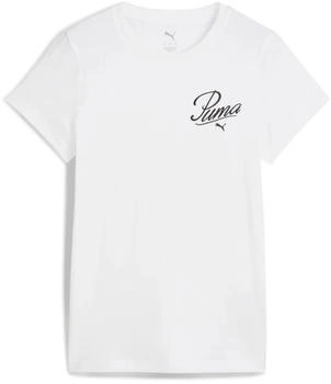 Puma Essentials Script T-Shirt weiß