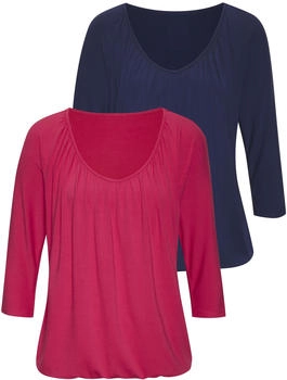 Lascana Shirt marine rot