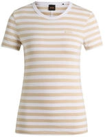 BOSS T-Shirt Esla 50504192 Beige Regular Fit Damen