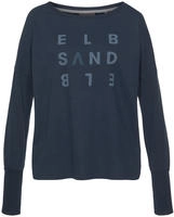 Elbsand Longsleeve "Ingiara" mit Logodruck vorne, Langarmshirt, sportlich-casual