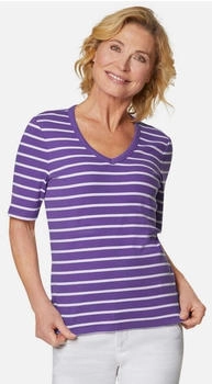 GOLDNER Damen Shirt lila weiß