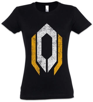 Urban Backwoods Cerberus Logo Damen T-Shirt schwarz