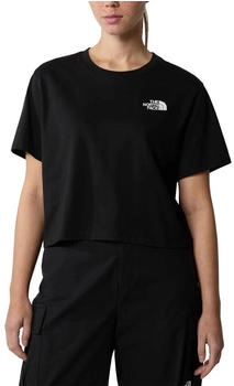 The North Face Simple Dome Cropped Slim Tee tnf schwarz JK3