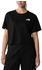 Simple Dome Cropped Slim Tee tnf schwarz JK3