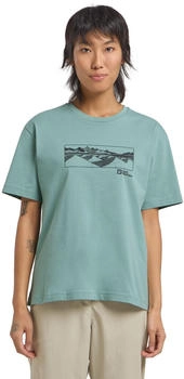 Jack Wolfskin Cordillera T-Shirt Damen Bio-Baumwolle mountain soft jade