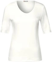 Street One CCA3176651010844, Street One Frauen Basic T-Shirt mit blickdichter Front