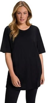 Ulla Popken Basic-Shirt Rundhals schwarz