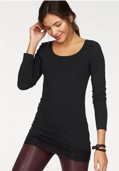 AJC Longshirt Langarm figurbetonter Schnitt unifarben