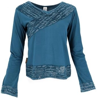 Guru-Shop Mantra Shirt petrol Baumwolle