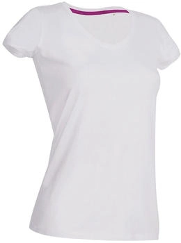 Stedman V-Shirt Megan weiß