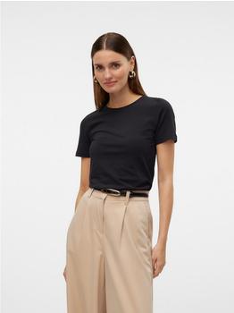 Vero Moda Vmlulu Ss Top Jrs Ga Noos T-Shirt schwarz