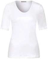 Street One T-Shirt "Style Palmira", Damen, Gr. 36, wei&szlig;