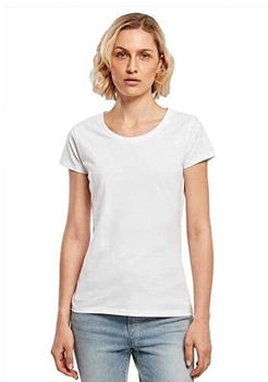 Build Your Brand BB012-Ladies Basic Tee T-Shirt weiß
