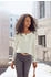 Vivance Dreams Langarmshirt kurzer Knopfleiste creme