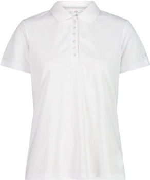 CMP Polo Damen Shirt kurzarm bianco grau 2023