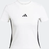 adidas JE1239, adidas - Women's 3-Stripes SJ Baby Tee - T-Shirt Gr XXL wei&szlig;