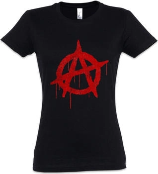 Urban Backwoods Anarchy Vintage Logo T-Shirt schwarz