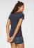 KangaROOS T-Shirt Kurzarm unifarben bedruckt blau