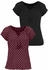 Vivance Dreams Shirt bordeaux schwarz