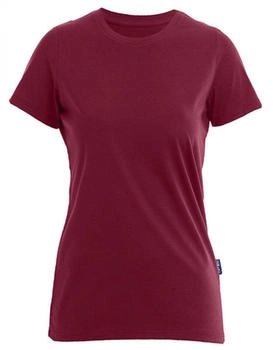 HRM Luxury Round F T-Shirt bordeaux burgund