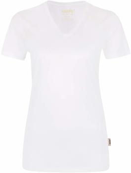 Hakro V-Shirt COOLMAX 187 weiß